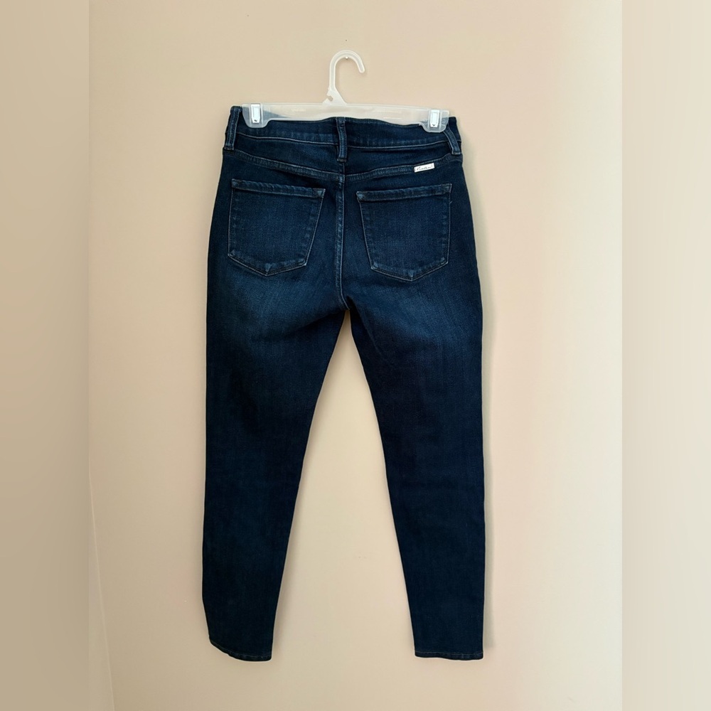 KanCan dark wash jeans size 7/27 with ankle detail high rise - Picture 2 of 5